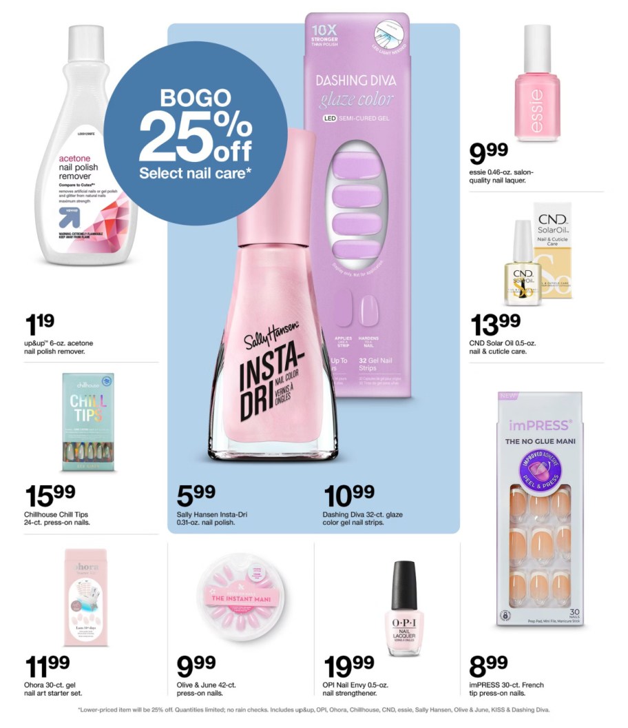page from Target ad