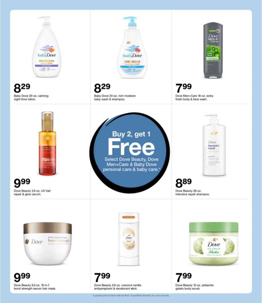 page from Target ad