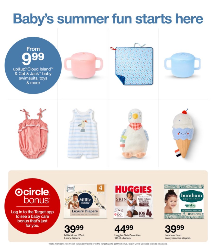 page from Target ad