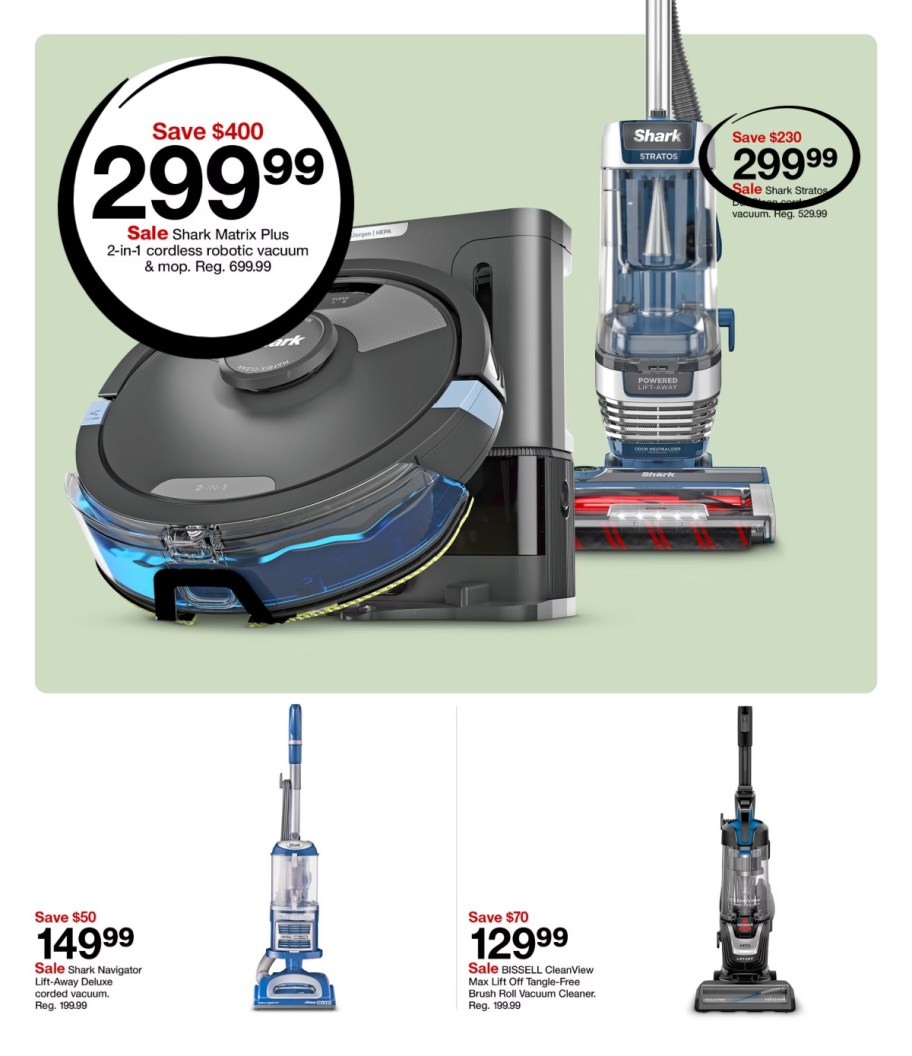 page from Target ad