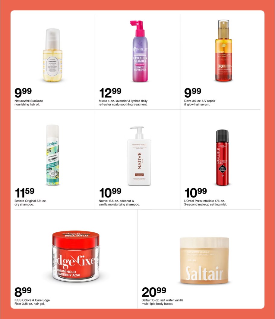 page from Target ad