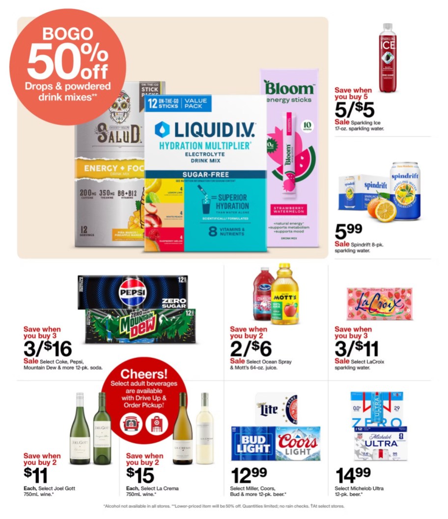 page from Target ad