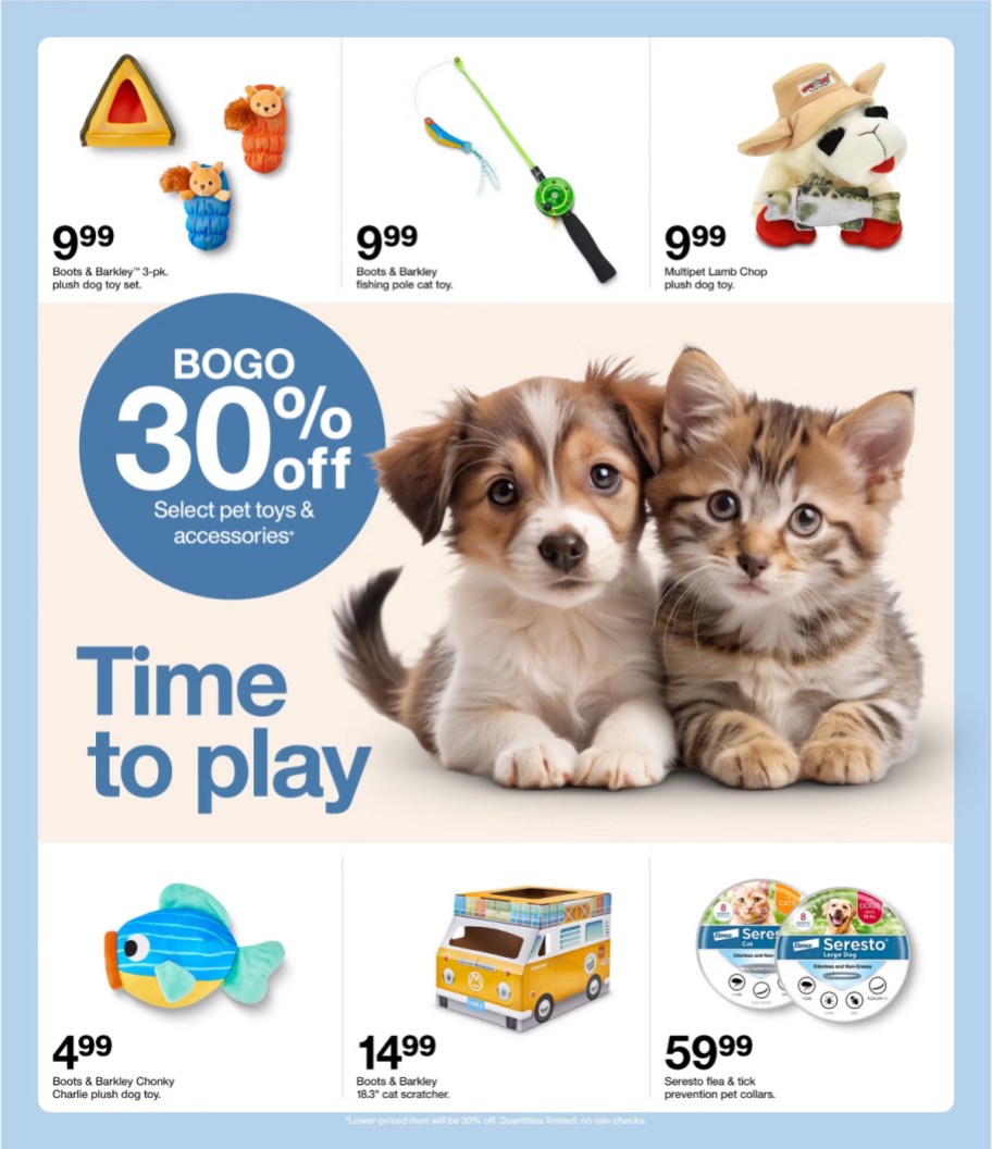 page from Target ad