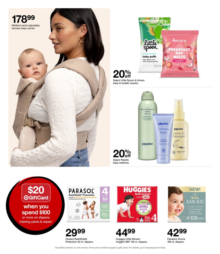 page from Target ad