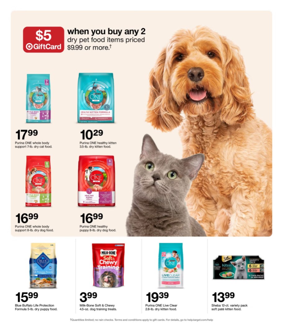 page from Target ad
