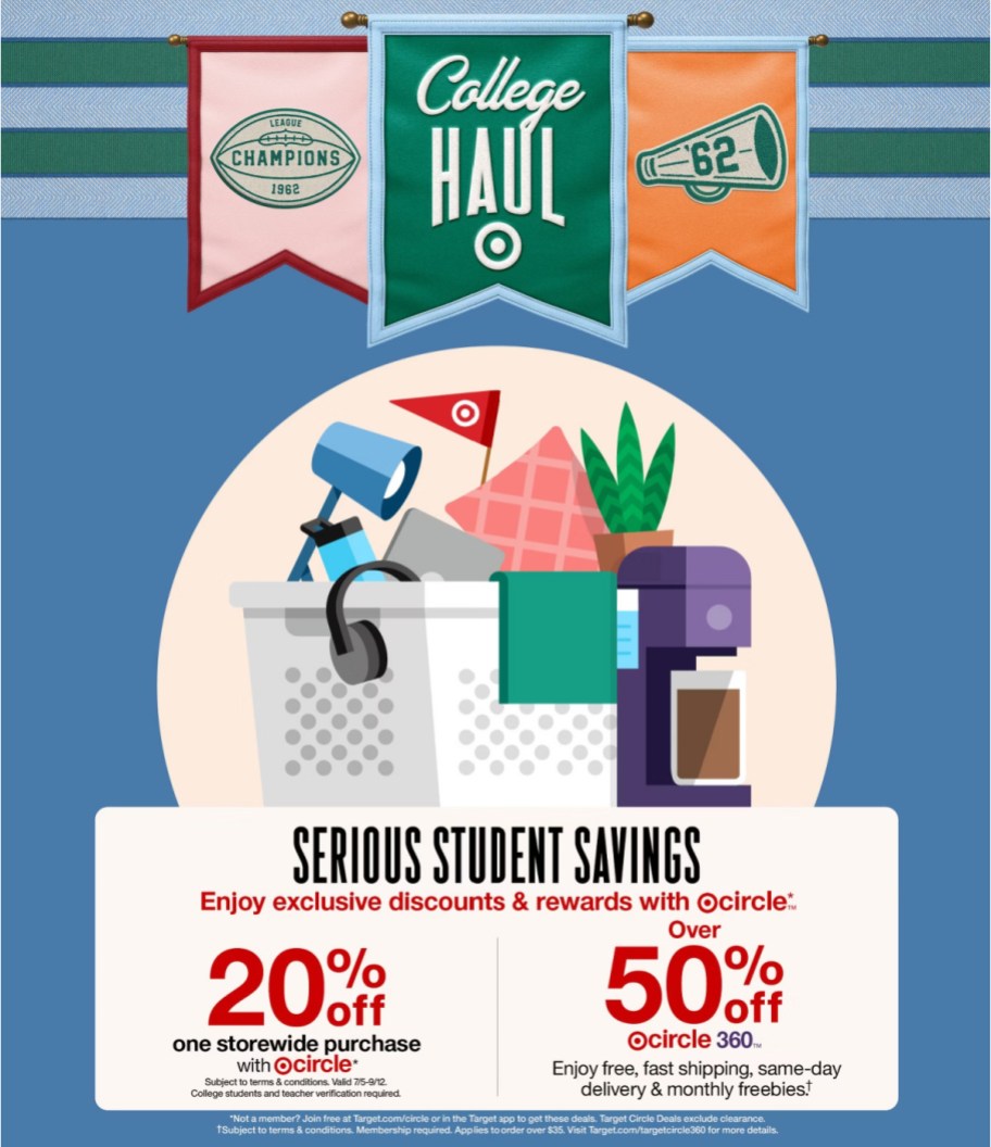 page from Target ad