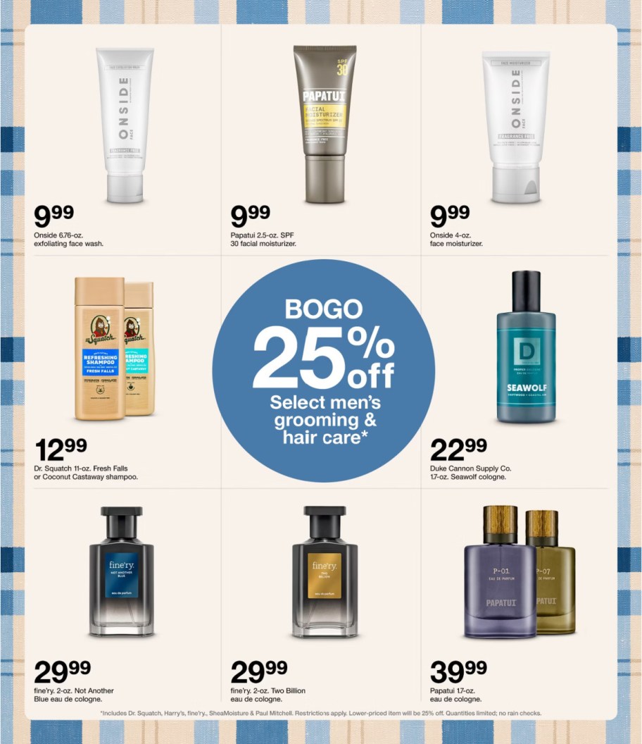 page from Target ad