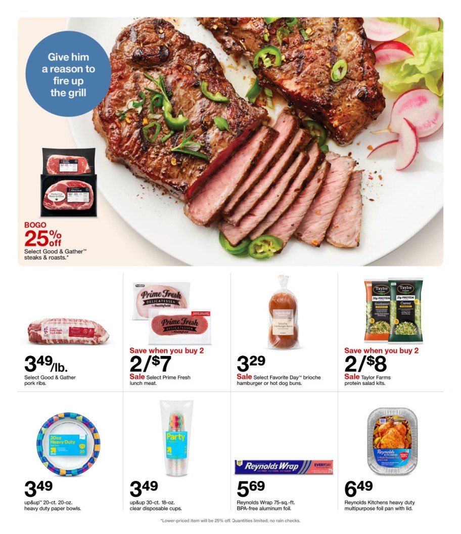 page from Target ad