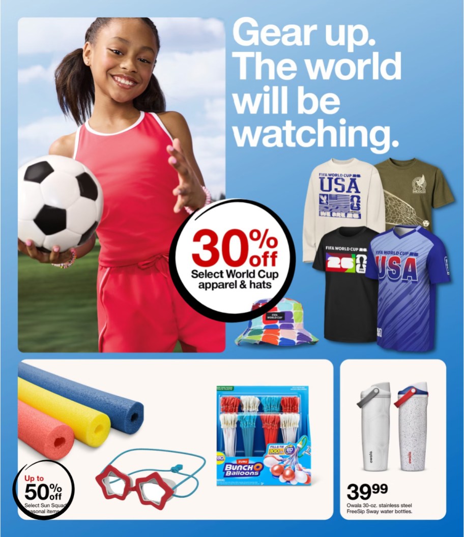 page from Target ad