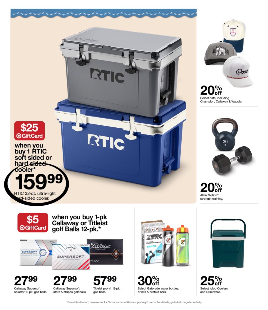 page from Target ad