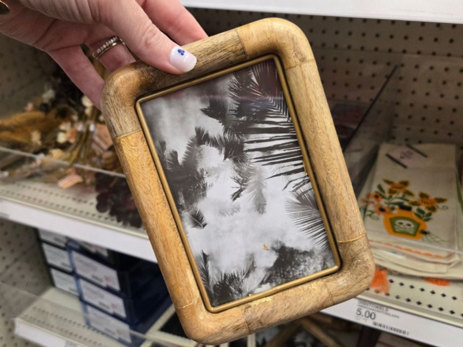 A wood western frame