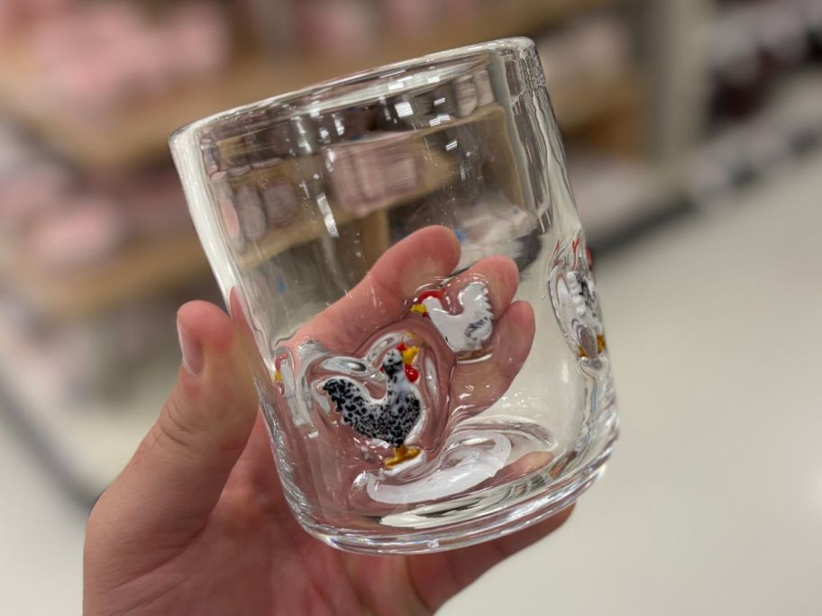 Rooster Icon Juice Glass at Target