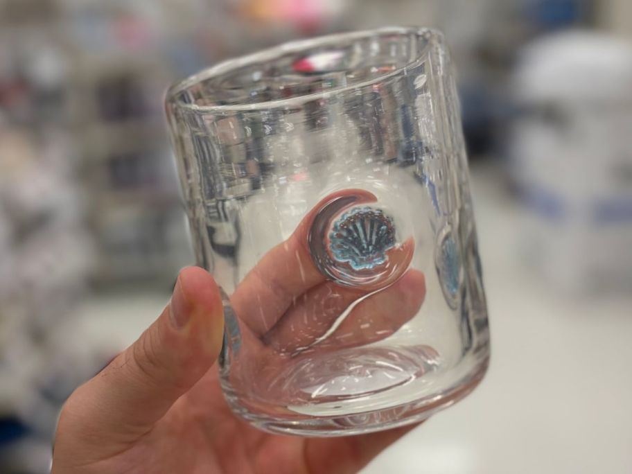 Blue Seashell Icon Glass at Target