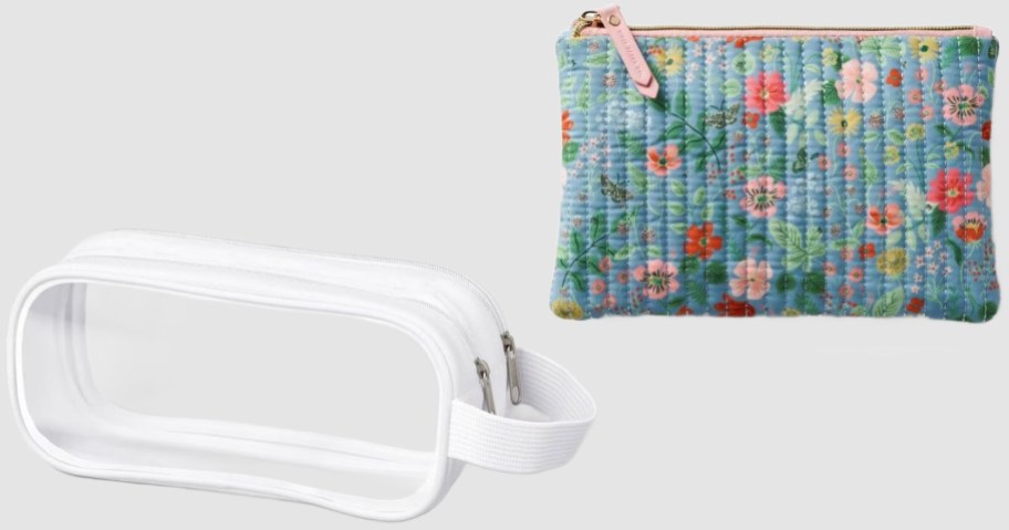 Stock images of an up & up and Rifle Paper co. Travel Bags