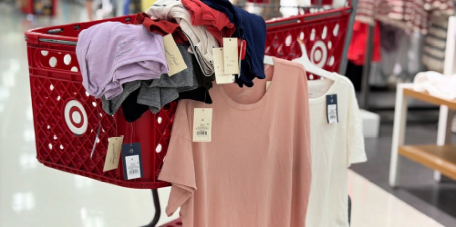 Women’s Basic Tees from $4.80 Shipped for Target Circle 360 Members