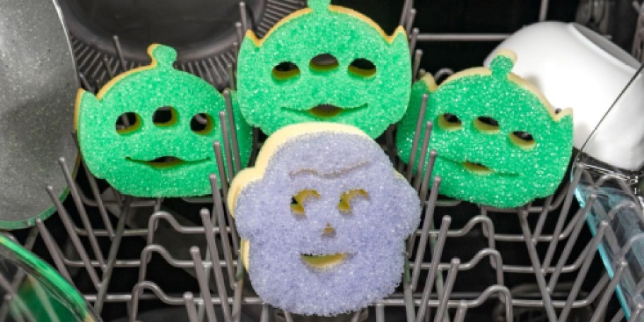 These Toy Story Scrub Mommy Sponges Will Save Your Dishes (& We’re Eternally Grateful)