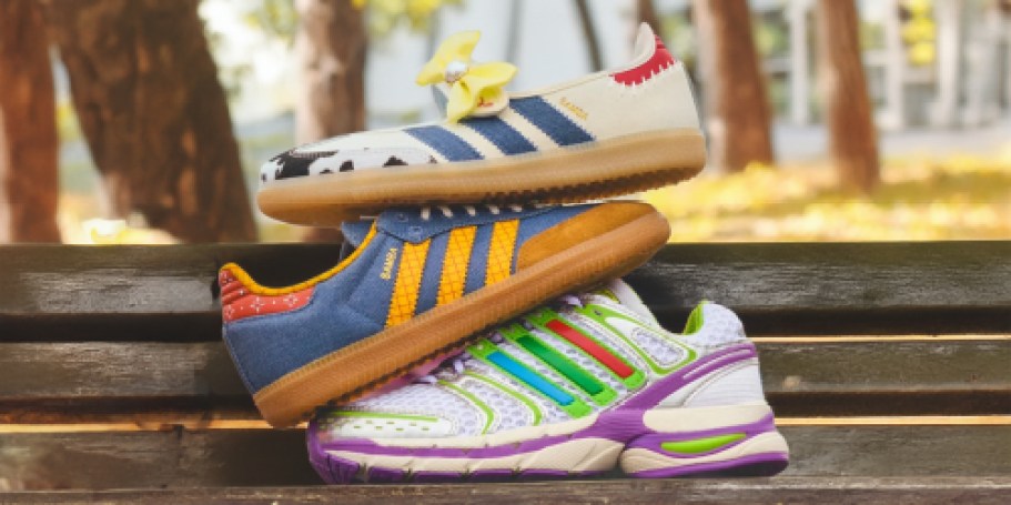 adidas Just Dropped NEW Toy Story Shoes Inspired by Woody, Buzz, & Jessie