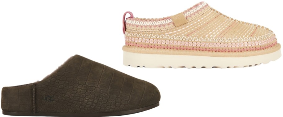 two UGG clogs