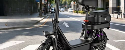 UPlee GQ8 Adult Electric Bike on street