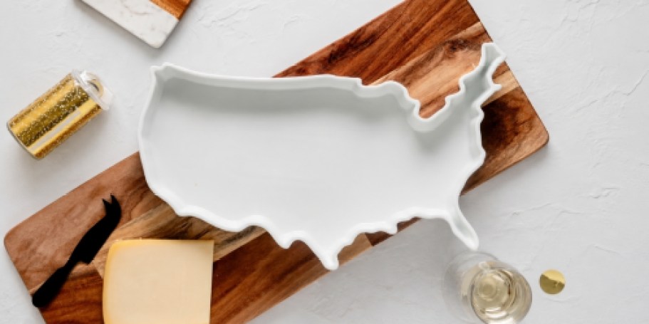 This USA-Shaped Serving Platter is Just $21.98 & Selling Out Fast!