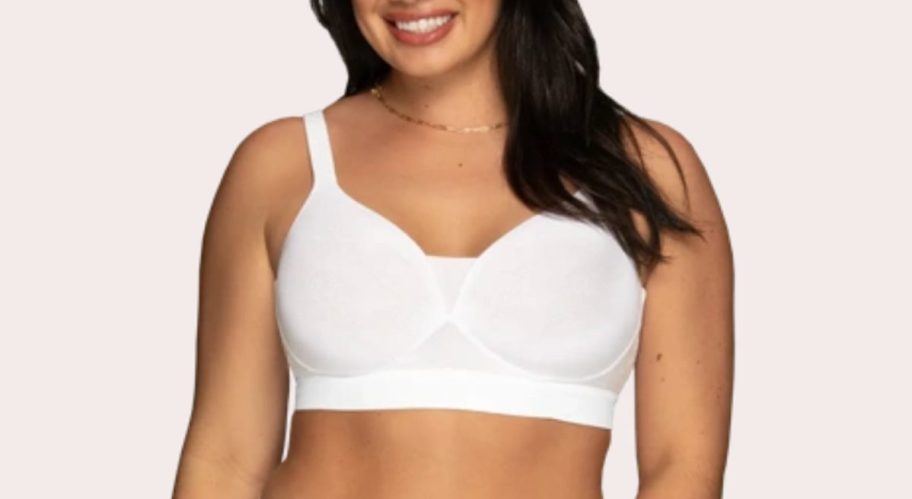 Vanity Fair Breathable Luxe Simple Sizing Wireless Bra