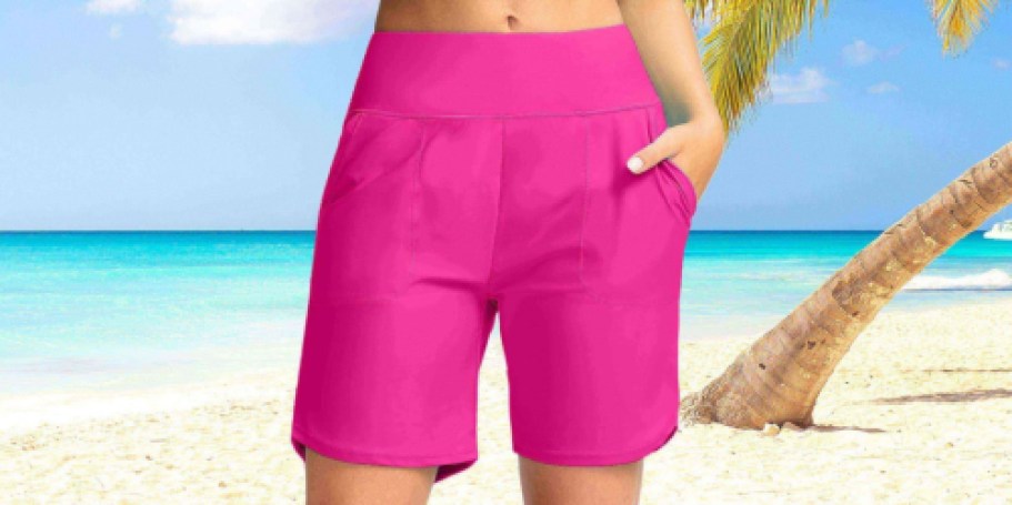 Women’s Swim Shorts Only $9.99 on Amazon (Reg. $27)