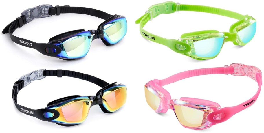 Vorshape Adult Swim Goggles 2-Pack