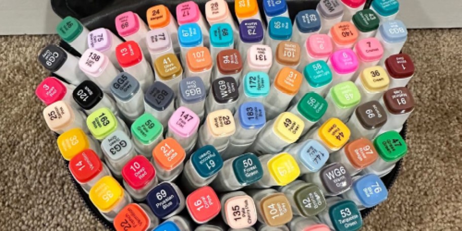 Alcohol Markers 80-Count Just $14.49 on Amazon (Reg. $28)