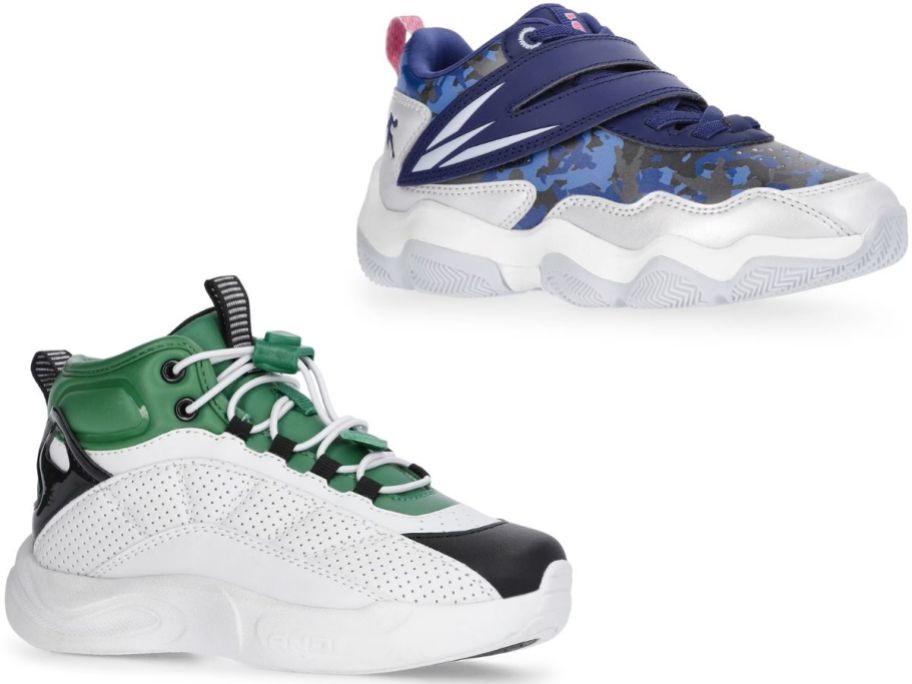 Stock images of two And1 Shoes