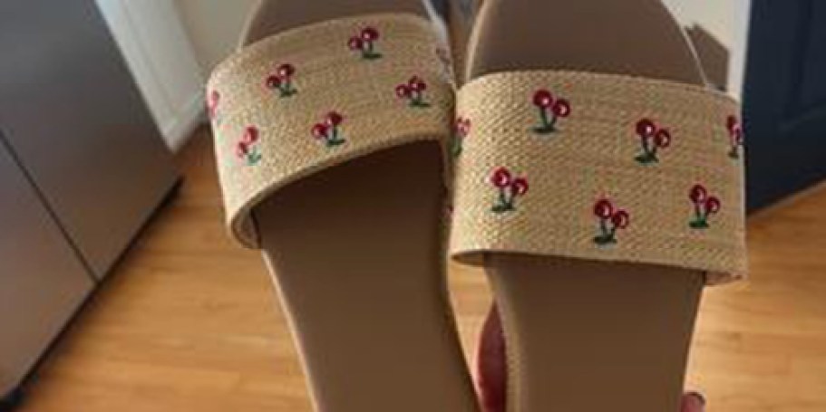 Up to 80% Off Walmart Women’s Sandals (Prices Start Under $8)