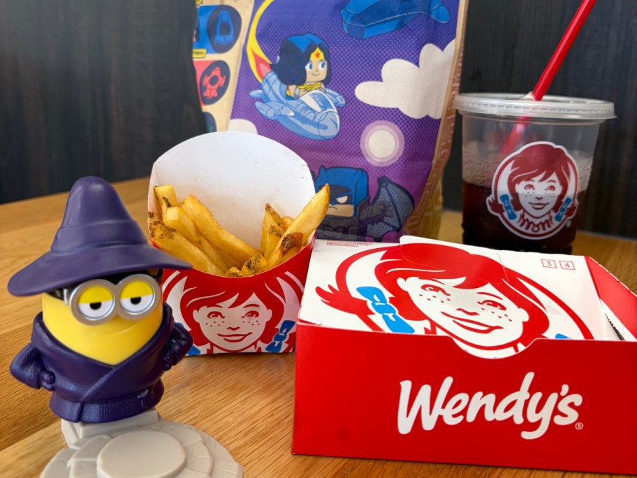 Wendy's minion kids meal