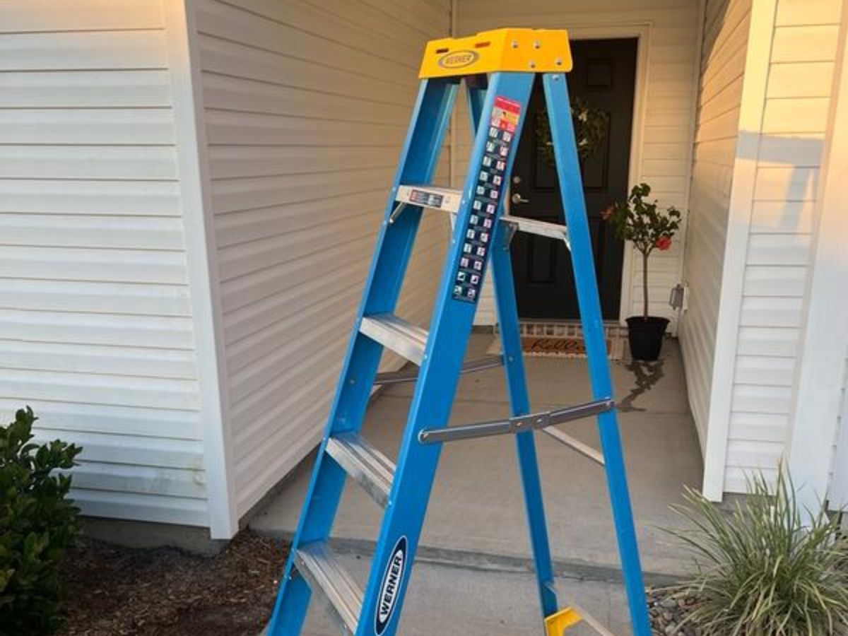 This Popular Werner Step Ladder Is on Sale at Lowe’s