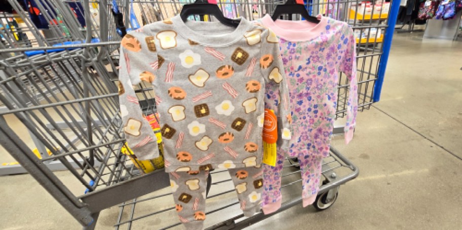 Up to 75% Off Walmart Kids Pajama Sets | Cute Styles from $3