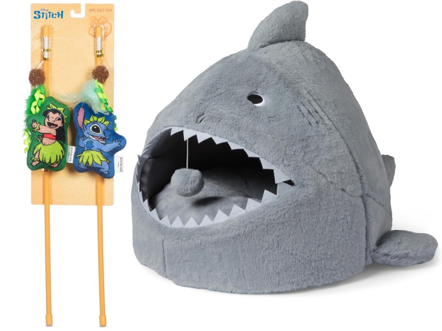 ألعاب Woot Cat بما في ذلك ألعاب Stitch Cat وShark Plush House