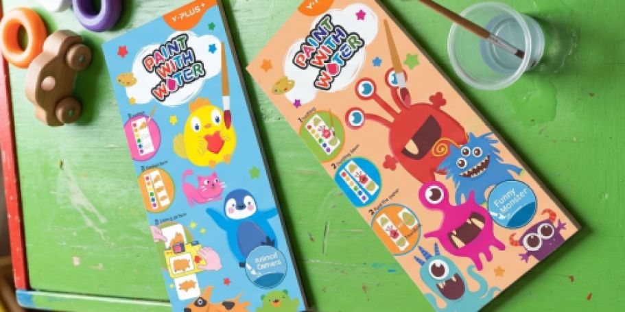 Water Coloring Books Only $2.99 on Amazon (Easy Screen-Free Fun)