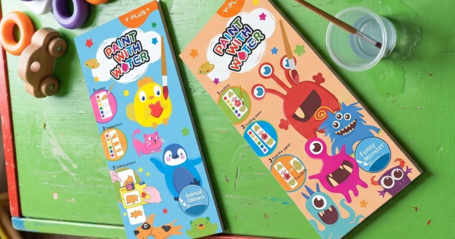 Water Coloring Books Only $2.99 on Amazon (Easy Screen-Free Fun)