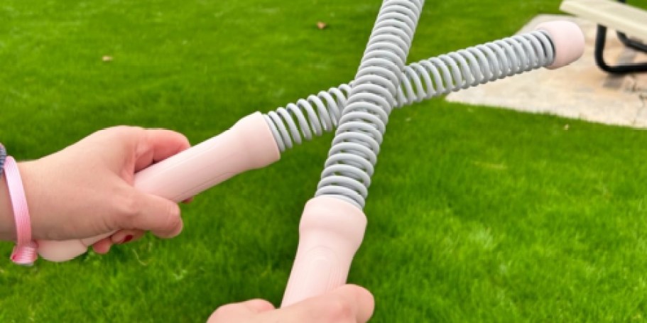 Cordless Weighted Battle Ropes Set Just $13.79 on Amazon (HIIT Workout Anywhere!)