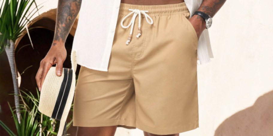 Men’s Linen Shorts Only $9.99 on Amazon (Reg. $20)
