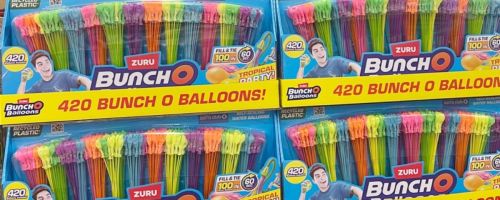 Zuru Bunch O Balloons 400+ Rapid-Fill Self-Tying Recyclable Water Balloons in store