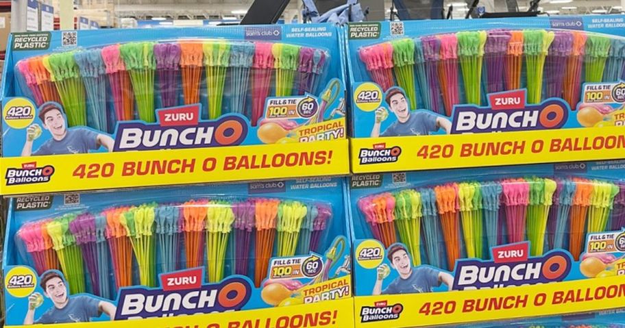 Zuru Bunch O Balloons 400+ Rapid-Fill Self-Tying Recyclable Water Balloons in store