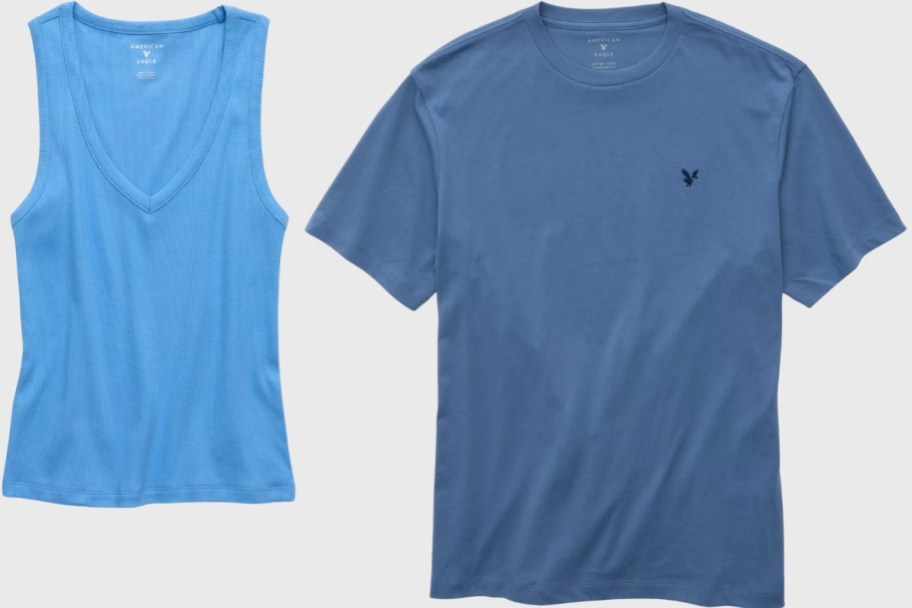 American eagle womens v-neck boyfriened take and mens tee
