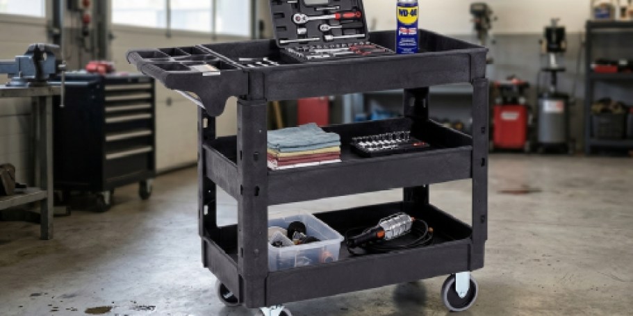 Heavy Duty Rolling Storage Cart Just $44 Shipped (Reg. $145)