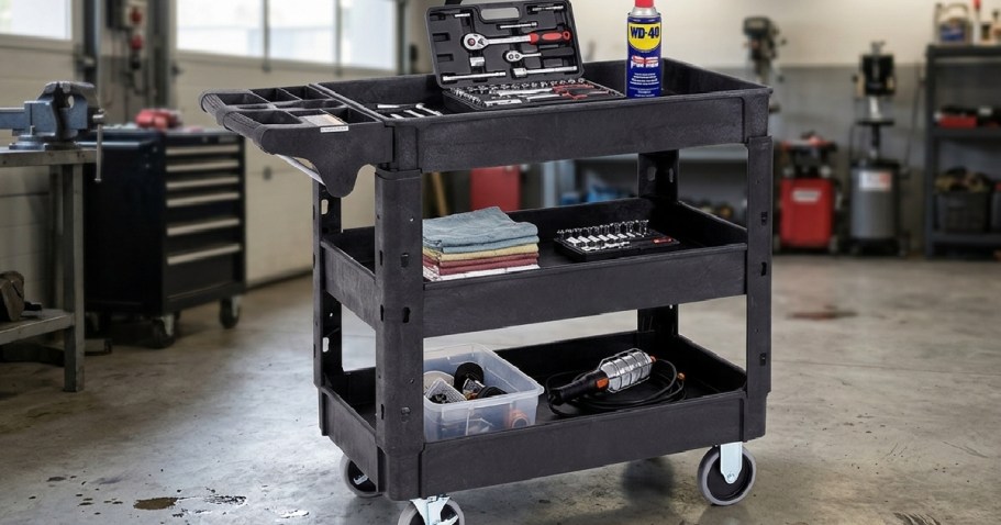 Heavy Duty Rolling Storage Cart Just $44 Shipped (Reg. $145)