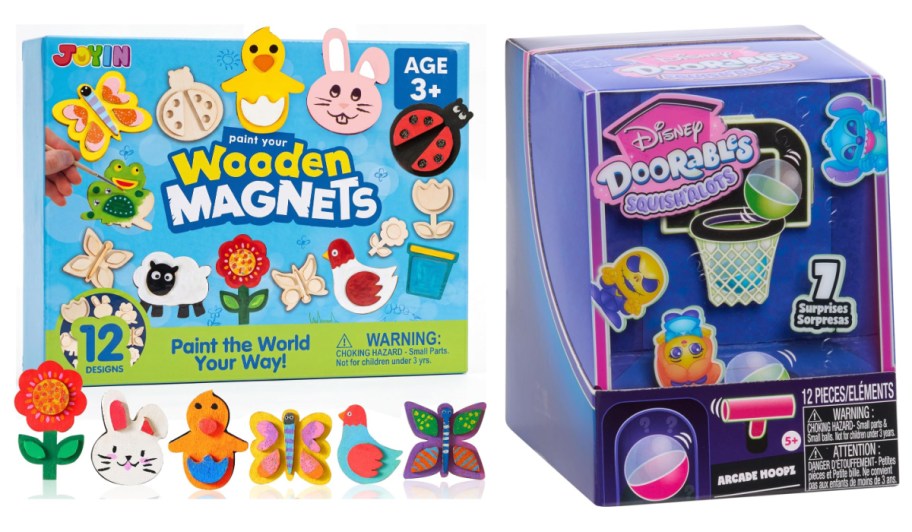 wooden magnet craft and doorables