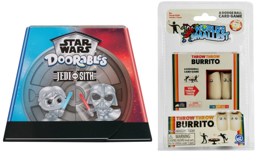 star wars mini figure and mini throw throw burrito game