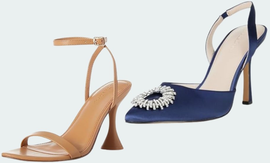 womens heeled sandal and slingback dress shoe