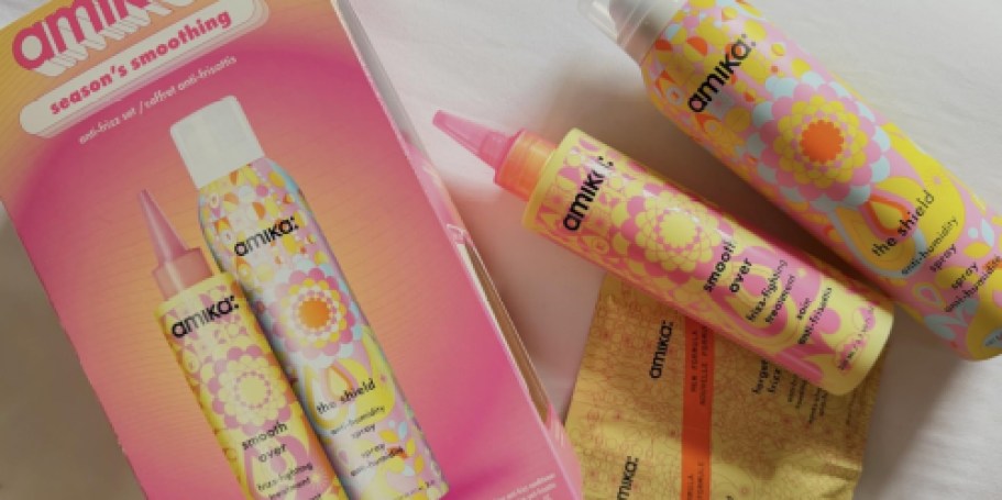 amika Anti-Frizz 4-Piece Haircare Set Only $24.50 Shipped for Prime Members (Reg. $49)