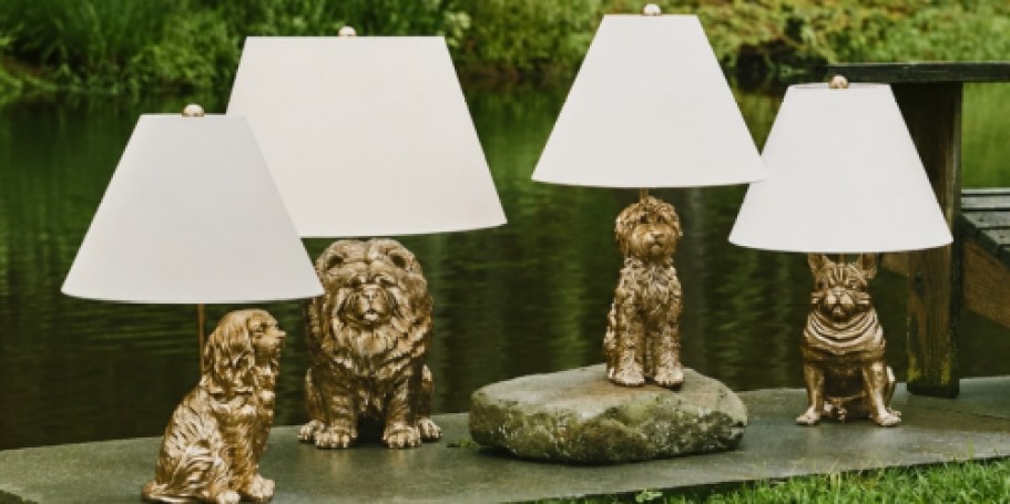 The Popular Anthro Dog Lamps Are an EXTRA 50% Off!