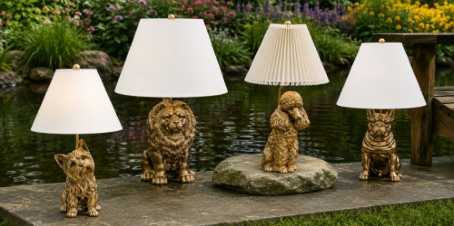 Final Day to Score an EXTRA 50% Off The Popular Anthro Dog Lamps