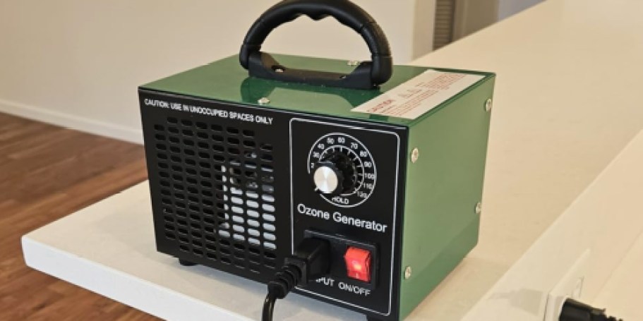 Ozone Generator Deodorizer Just $19.99 Shipped on Amazon (Reg. $60)